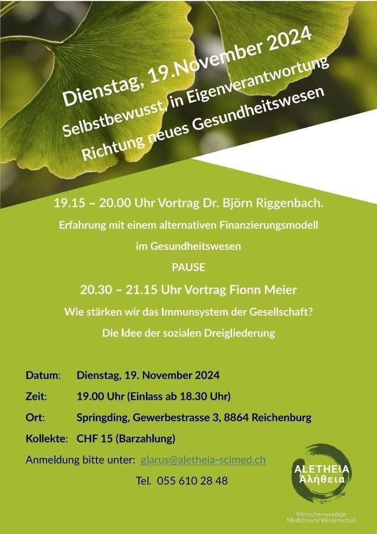 Selbstbewusst, in Eigenverantwortung in Richtung neues Gesundheitswesen